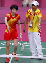 伦敦奥运会<em>女子</em> <em>单打羽毛球比赛</em>图片2012080