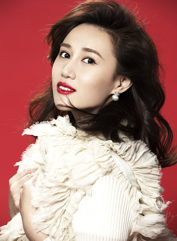 戴笑盈冬日写真