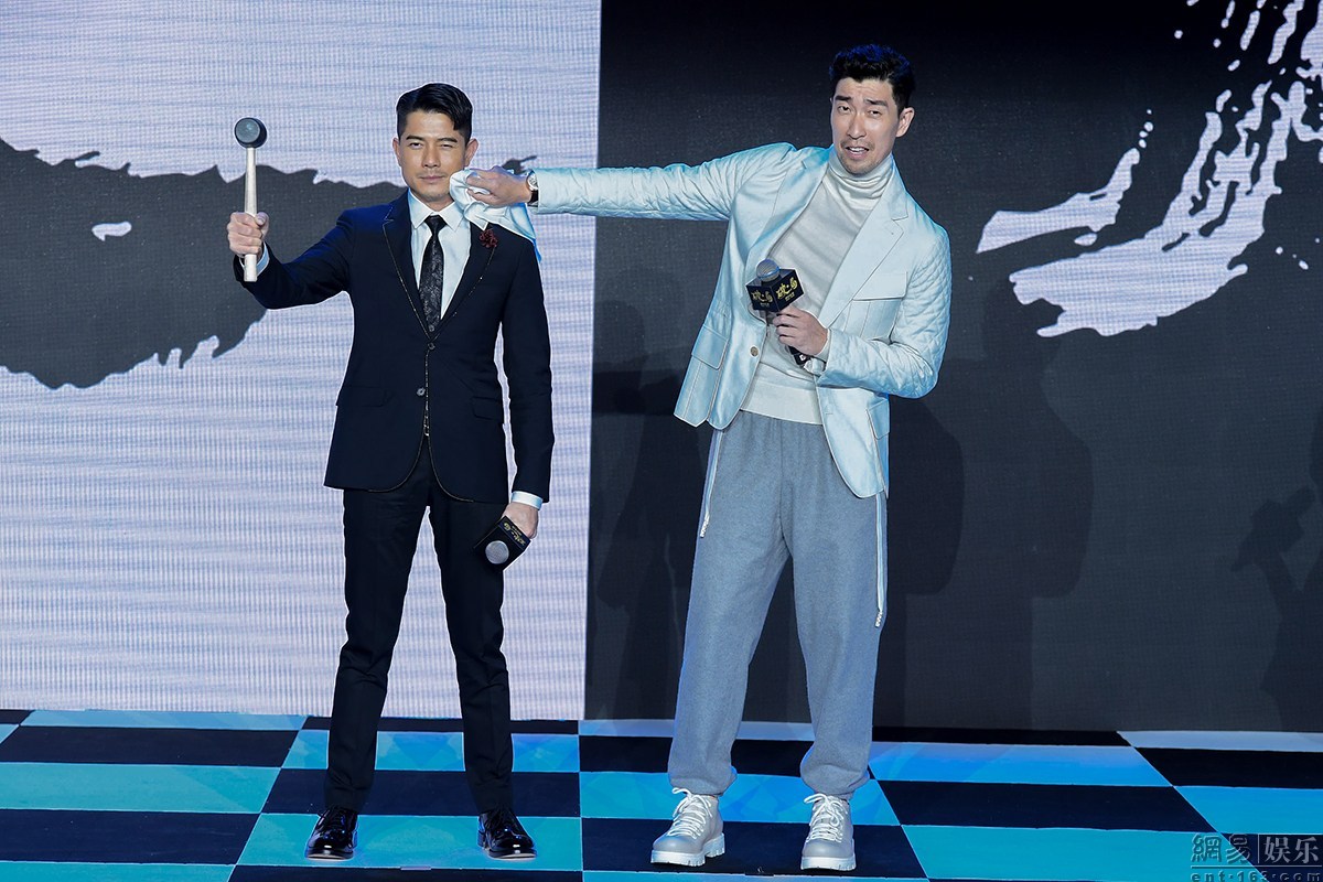 郭富城王千源出席破局发布会