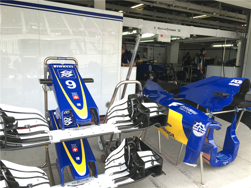 F1日本站打响 铃鹿赛道练习赛索伯车队谍照第5张