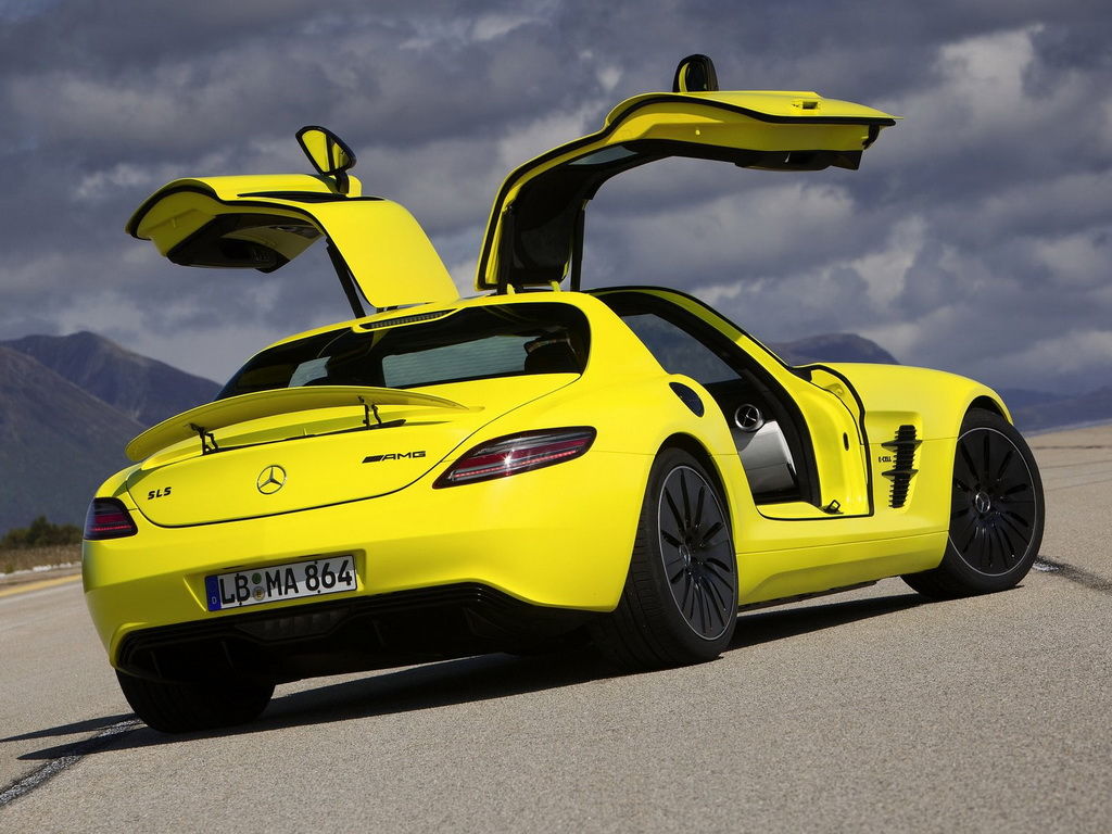 2010款 奔驰sls amg e-cell 概念车