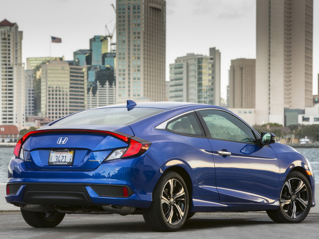 2016款honda civic coupe官方图