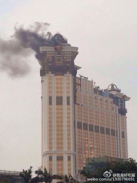 澳门银河酒店二期工地火灾